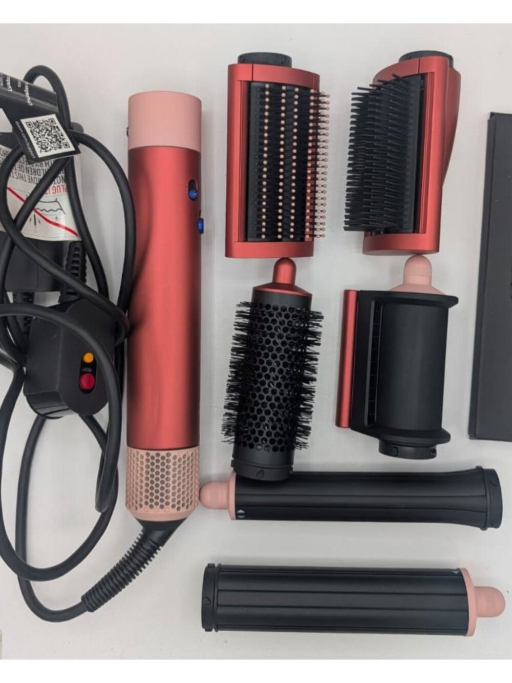 Dyson Airwrap Complete Long Strawberry Bronze Blush Pink Multi-Styler + Case